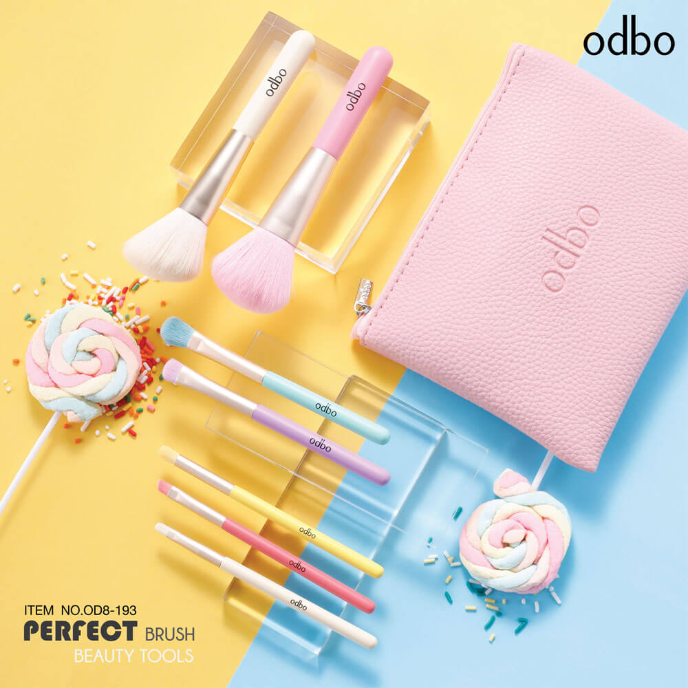 odbo,odbo perfect brush Beauty Tools,Od8-193 ,ชุดแปรงแต่งหน้า,odbo perfect brush Beauty Tools Od8-193