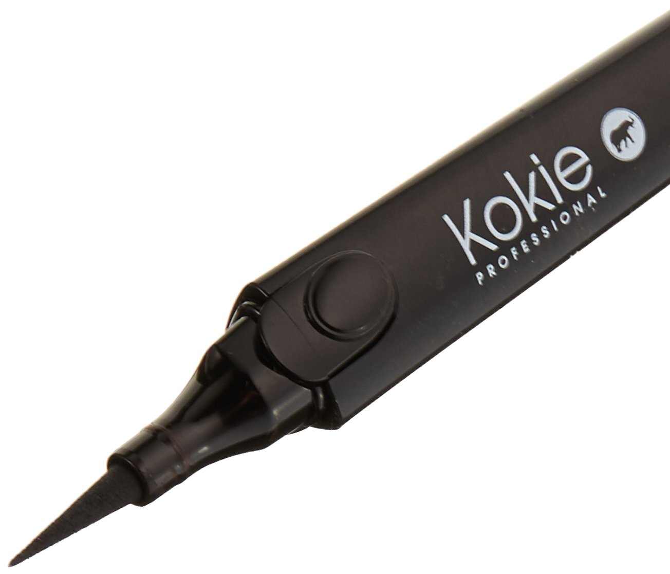 Kokie Cosmetics Line & Style Liquid Eyeliner #Jet Black 1.2ml ลิควิดอายไลเนอร์สีดำสนิท สีเข้มคมชัด แห้งไว ไม่แพนด้า กันน้ำ ติดทน ล้างง่ายไม่ทิ้งคราบ หัวแหลมเขียนง่าย