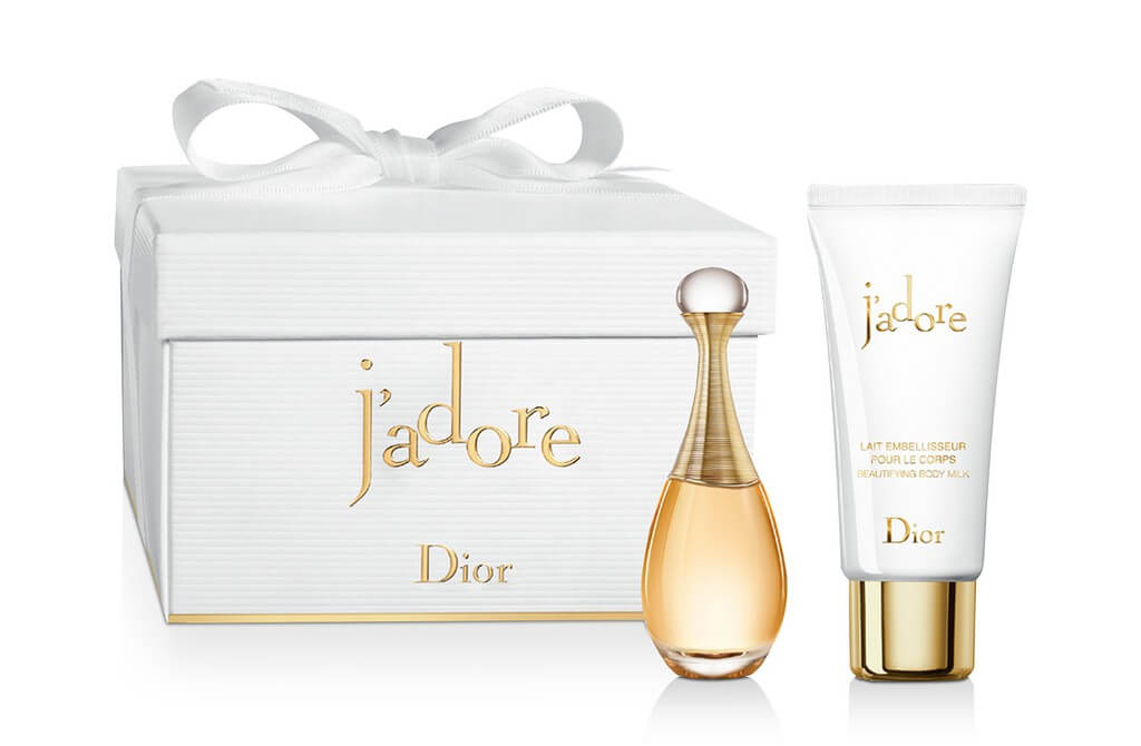 Dior Jadore Set 2 pcs เซ็ตน้ำหอมและบอดี้มิลล์ กลิ่นหรูหราสะท้อนความเป็นสาวสังคมลุคมาดมั่น หอมมวลดอกไม้ ผลไม้ สดชื่น อ่อนโยน มีเสน่ห์
