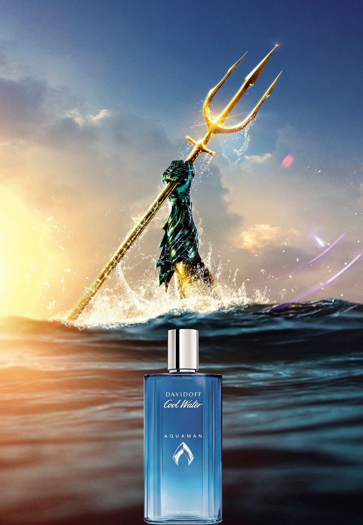 Davidoff Cool Water Man Collector's Edition Aquaman Eau de Toilette  พบกับต้นกำเนิดแห่งขุมพลังจาก Cool Water Collection คอลเลคชั่นพิเศษจากหนังสุดโด่งดัง Aquaman กลิ่นหอมสดชื่นสำหรับสุภาพบุรุษ ตอบรับเสียงเรียกร้องจากท้องทะเลเพื่อให้คุณได้ดำดิ่งสู่การผจญภัย เพื่อสร้างตำนานในแบบของคุณเอง