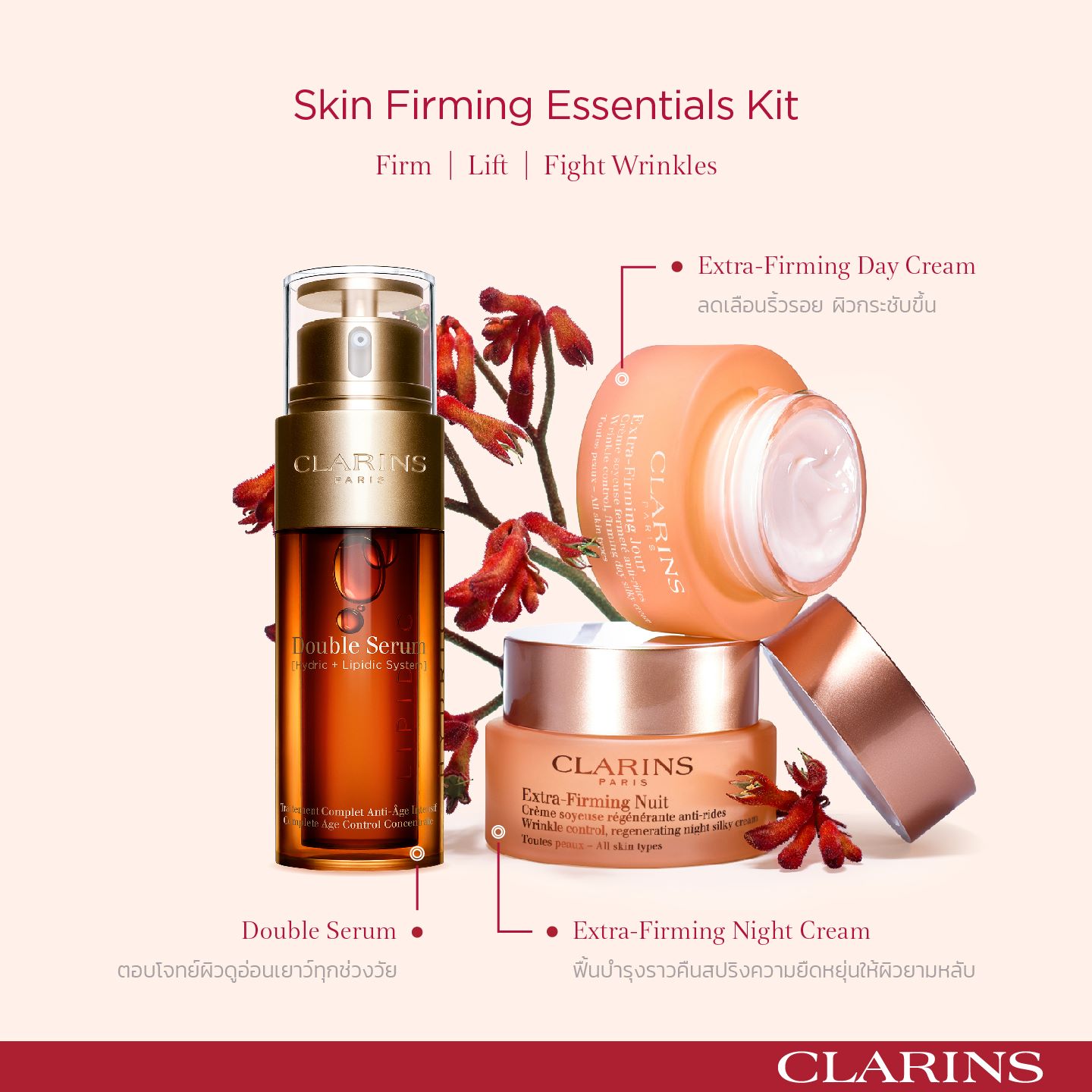 CLARINS Firming Collection Travel Exclusive Set 3 Items