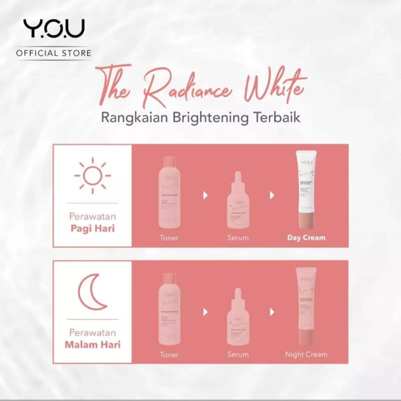 วิธีใช้ Y.O.U The Radiance White Advanced Day Cream