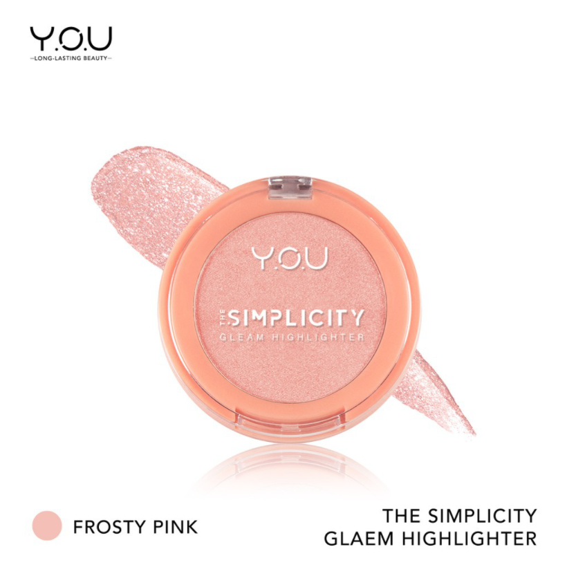 Y.O.U The Simplicity Gleam Highlighter #01 Frosty Pink 3.5g