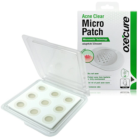 Acne Clear Micro Patch 9ชิ้น/กล่อง แผ่นแปะสิวนวัตกรรมใหม่ด้วยเทคโนโลยี “self-dissolve Microneedles” เข็มเล็กๆที่อัดแน่นด้วยสารสกัดสำหรับรักษาปัญหาสิวที่ต้นเหตุ