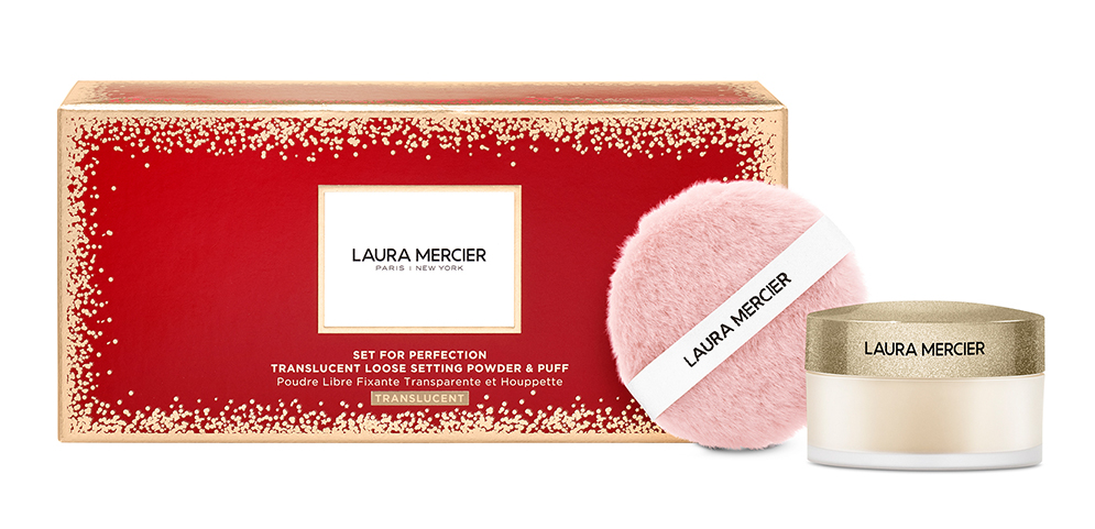 Laura Mercier Set For Perfection Translucent Loose Setting Powder & Puff Translucent (Limited Edition) 29g