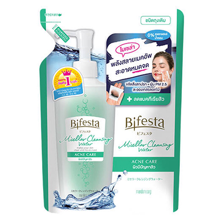 Bifesta Micellar Cleansing Water Acne Refill