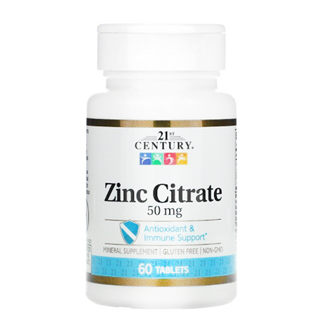 21st Century Zinc Citrate 50mg