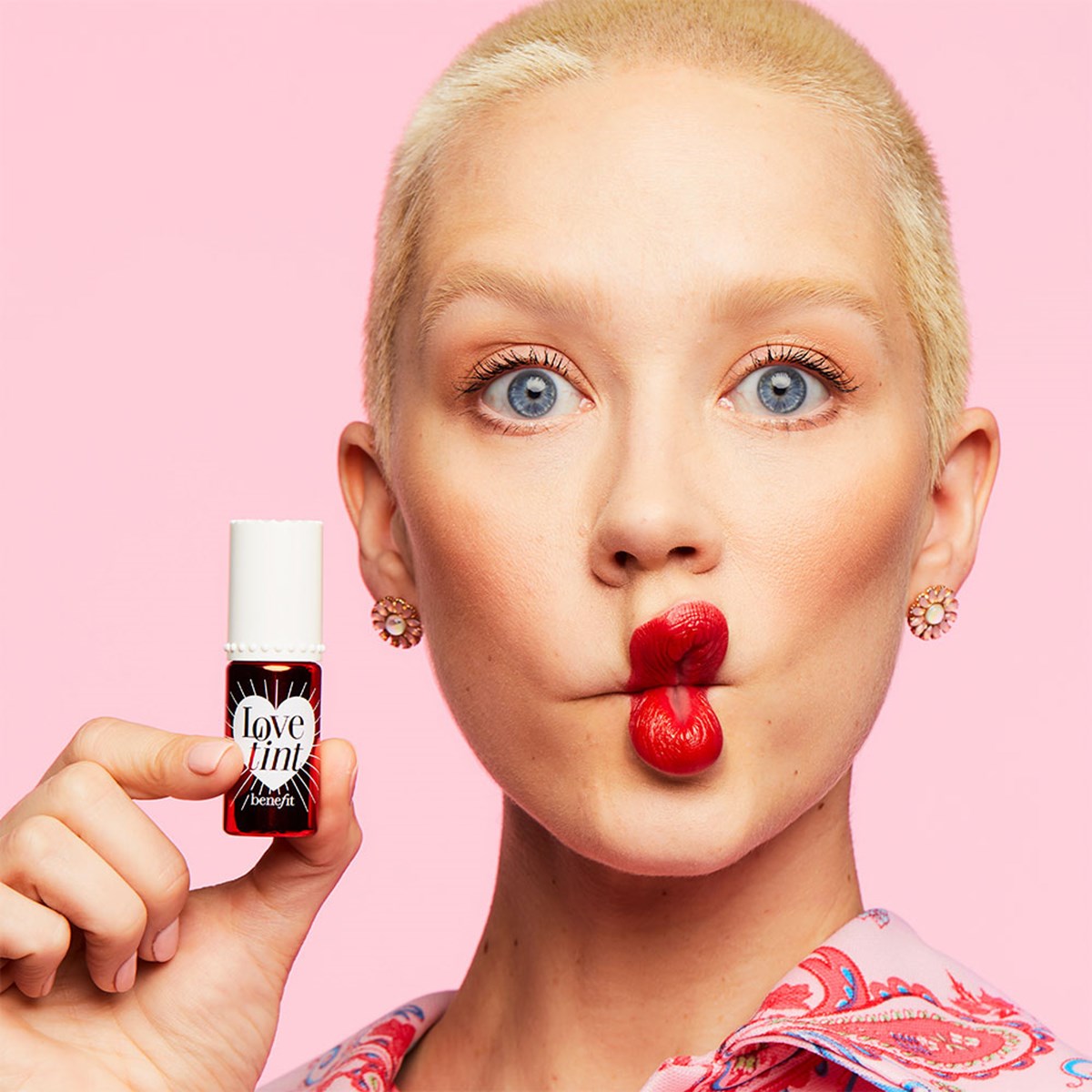 Love Tint Fiery-Red Tinted lip & Cheek Stain