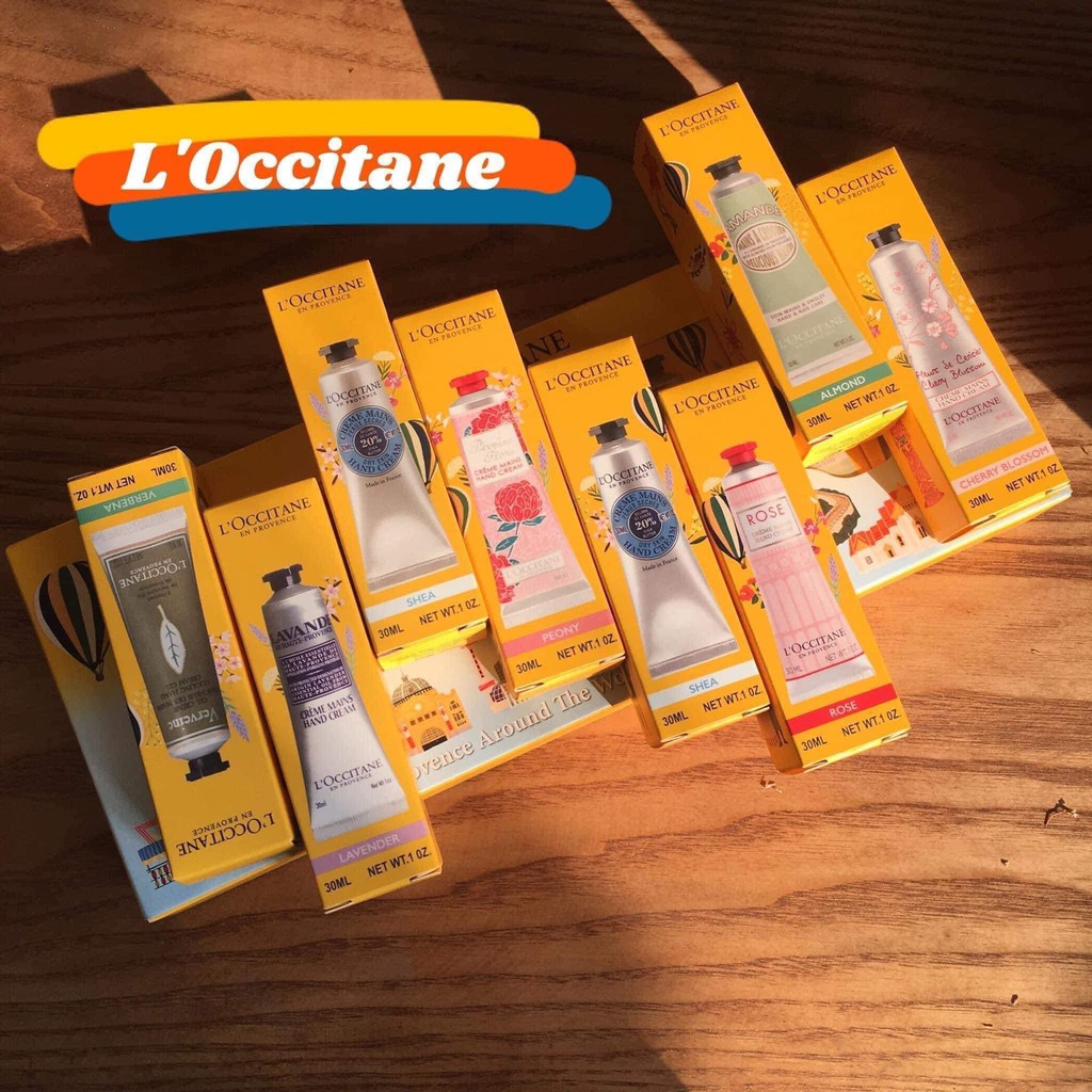 L'occitane Provence Around The World Hand Cream Kit Of 8