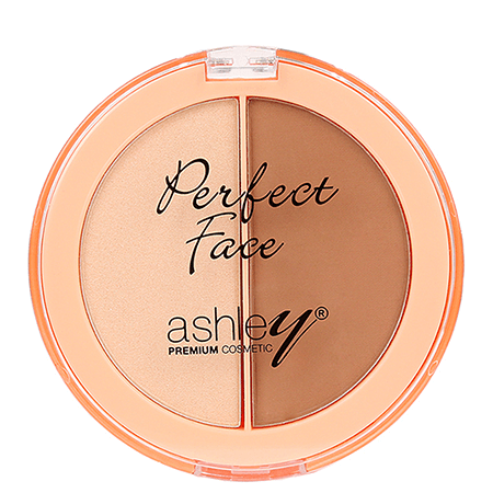 Ashley,Ashley Perfect Face,Perfect Face,Perfect Face Brush,ไฮไลท์,คอนทัวร์,เพอร์เฟค เฟซ บลัช,บลัชออน