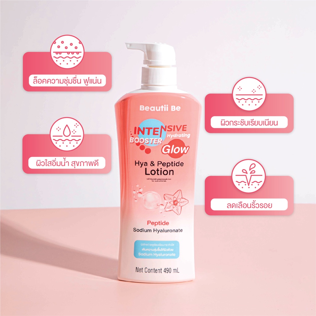Beautii Be Intensive Booster Hydrating Glow Hya & Peptide Lotion 