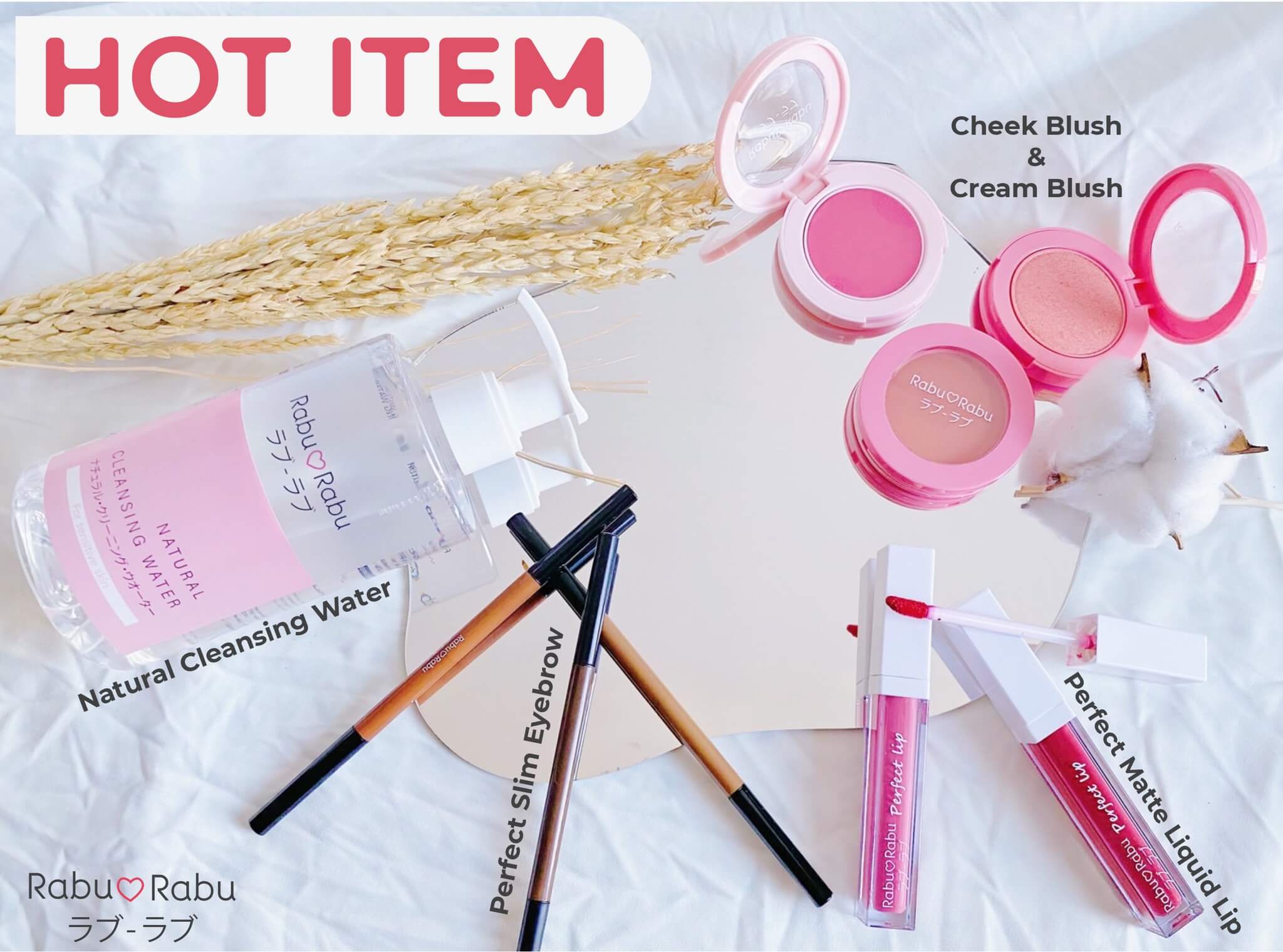 Rabu Rabu, Natural Look Cream Blush,Blush,บลัชออน,Rabu Rabu Natural Look Cream Blush,บลัช