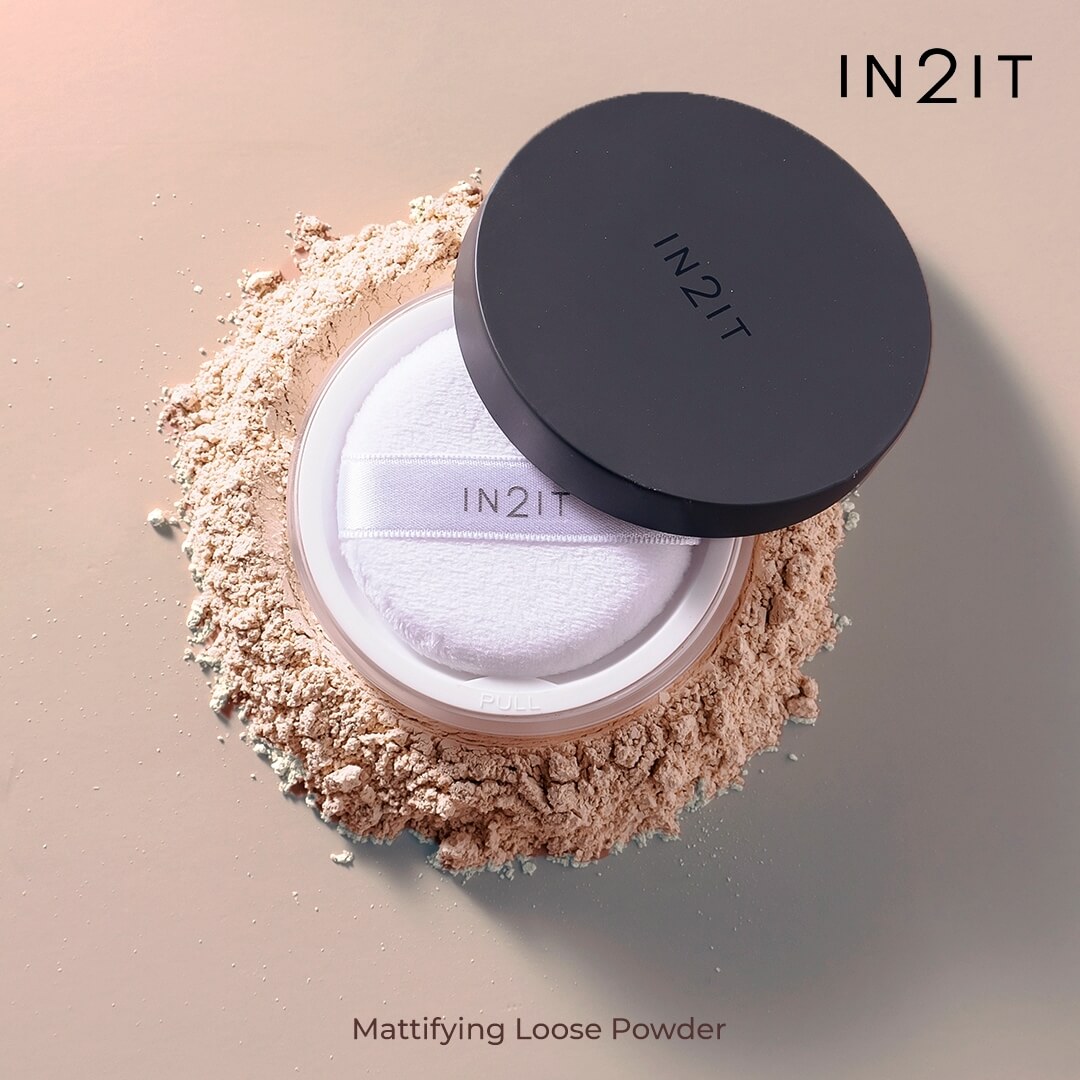 IN2IT Mattifying Loose Powder #Natural Beige,IN2IT, Mattifying Loose Powder,แป้งฝุ่น,แป้ง