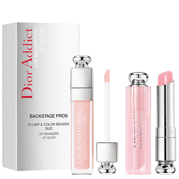 Dior Lip Glow Lip Balm & Lip Maximizer Plumping Gloss Set 2 Items 
