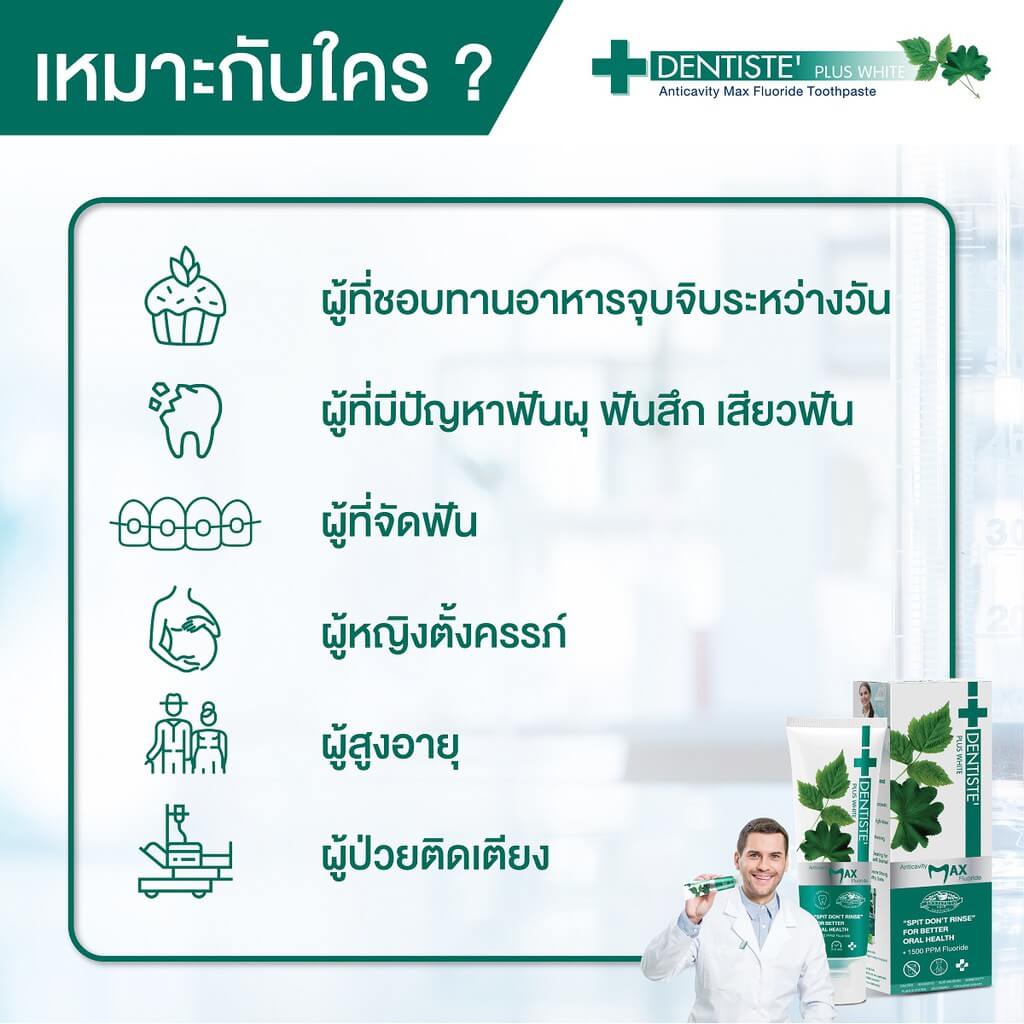 Dentiste’ ,เดนทิสเต้,Dentiste’ Anticavity Max Fluoride Toothpaste,Anticavity Max Fluoride Toothpaste,ยาสีฟัน,ยาสีฟันDentiste’ ,ยาสีฟัน Dentiste’