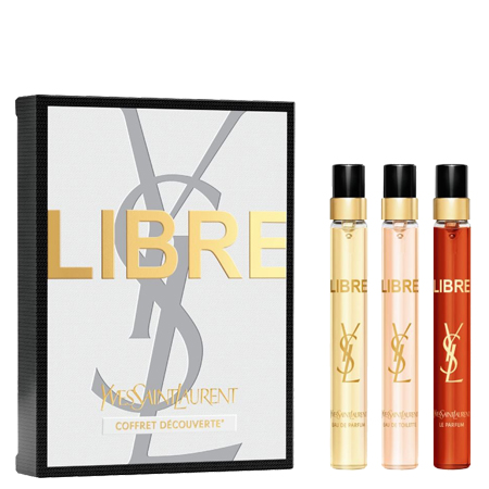 Yves Saint Laurent Libre Discovery Kit Set 3 x 10ml เซ็ตนํ้าหอมผู้หญิง น้ำหอมขนาดเล็กสามกลิ่น จากคอลเลกชัน Libre