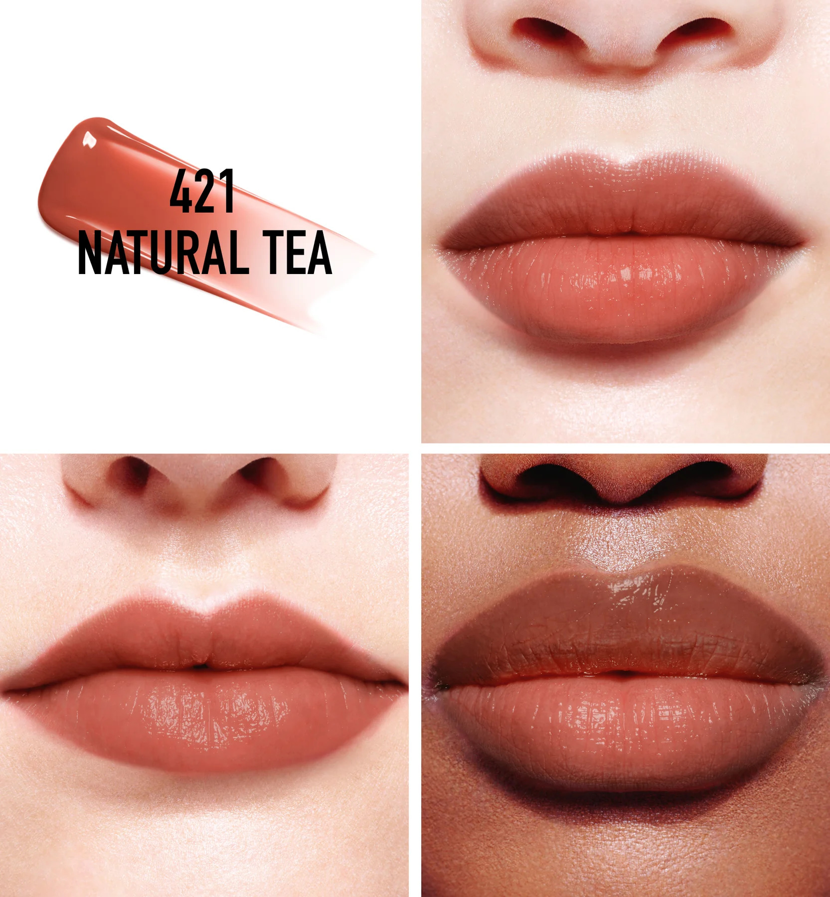Addict Lip Tint No-Transfer Lip Tint 5ml #421 Natural Tea (no box) ลิปทินท์ติดทนพร้อมมอบความชุ่มชื้นยาวนาน