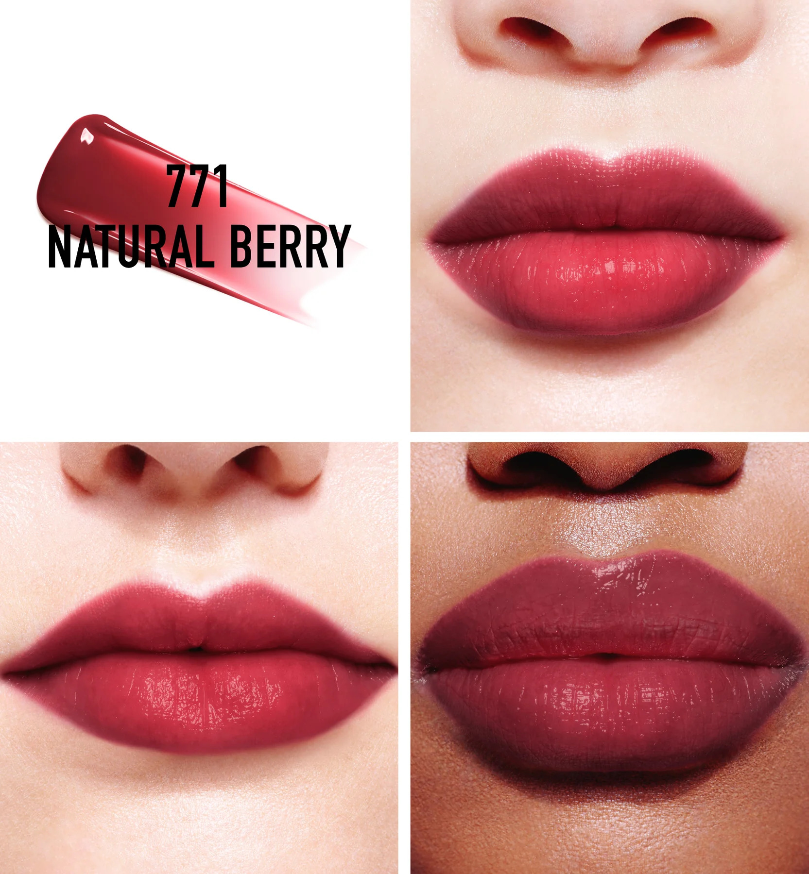 Addict Lip Tint No-Transfer Lip Tint 5ml #771 Natural Berry (no box) ลิปทินท์ติดทนพร้อมมอบความชุ่มชื้นยาวนาน
