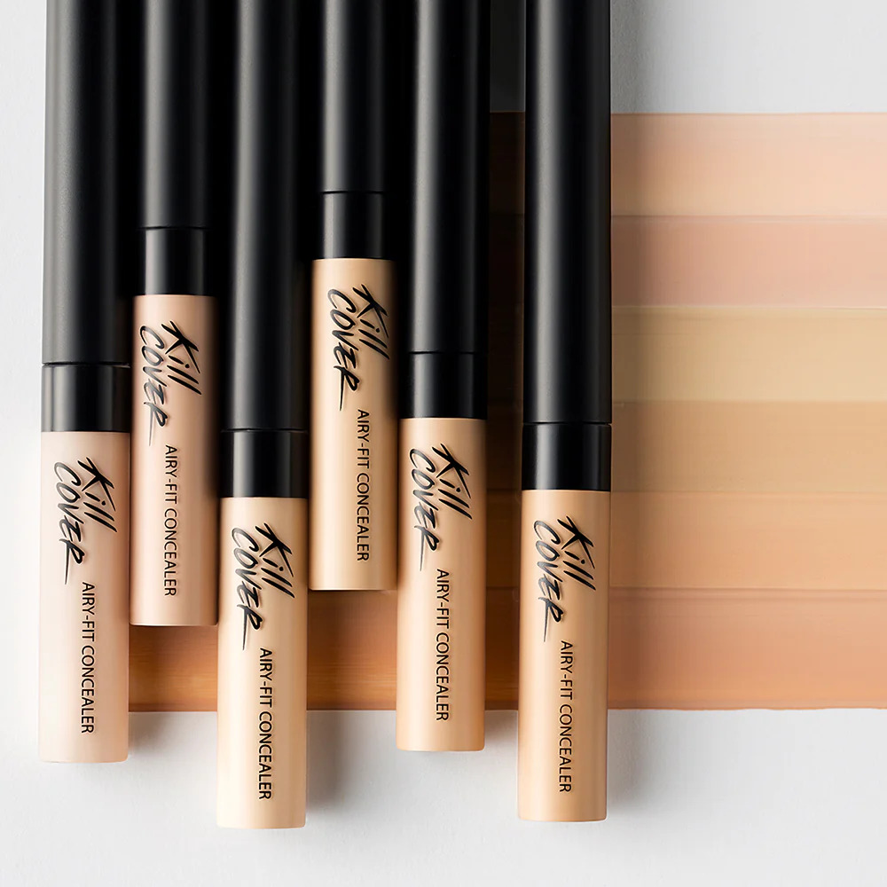 Kill Cover Airy-Fit Concealer #03 (No Box) 3g  คอนซีลเลอร์ ปกปิดแบบ Air Fit เบาสบายผ่านการยึดเกาะแบบบางที่ไม่จับตัวเป็นก้อน เกลี่ยง่าย ติดแน่นสนิท 