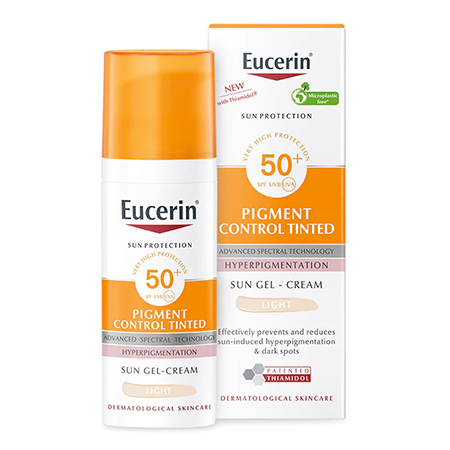 Eucerin Pigment Control Tinted gel cream Light SPF50 50ML