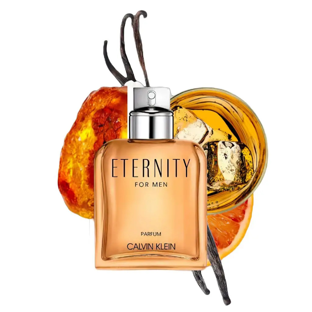 CK Eternity For Men Parfum 1.2 ml กลิ่นเข้มข้นสำหรับผู้ชาย การตีความความเป็นนิรันดร์ที่แข็งแกร่งและยั่งยืน