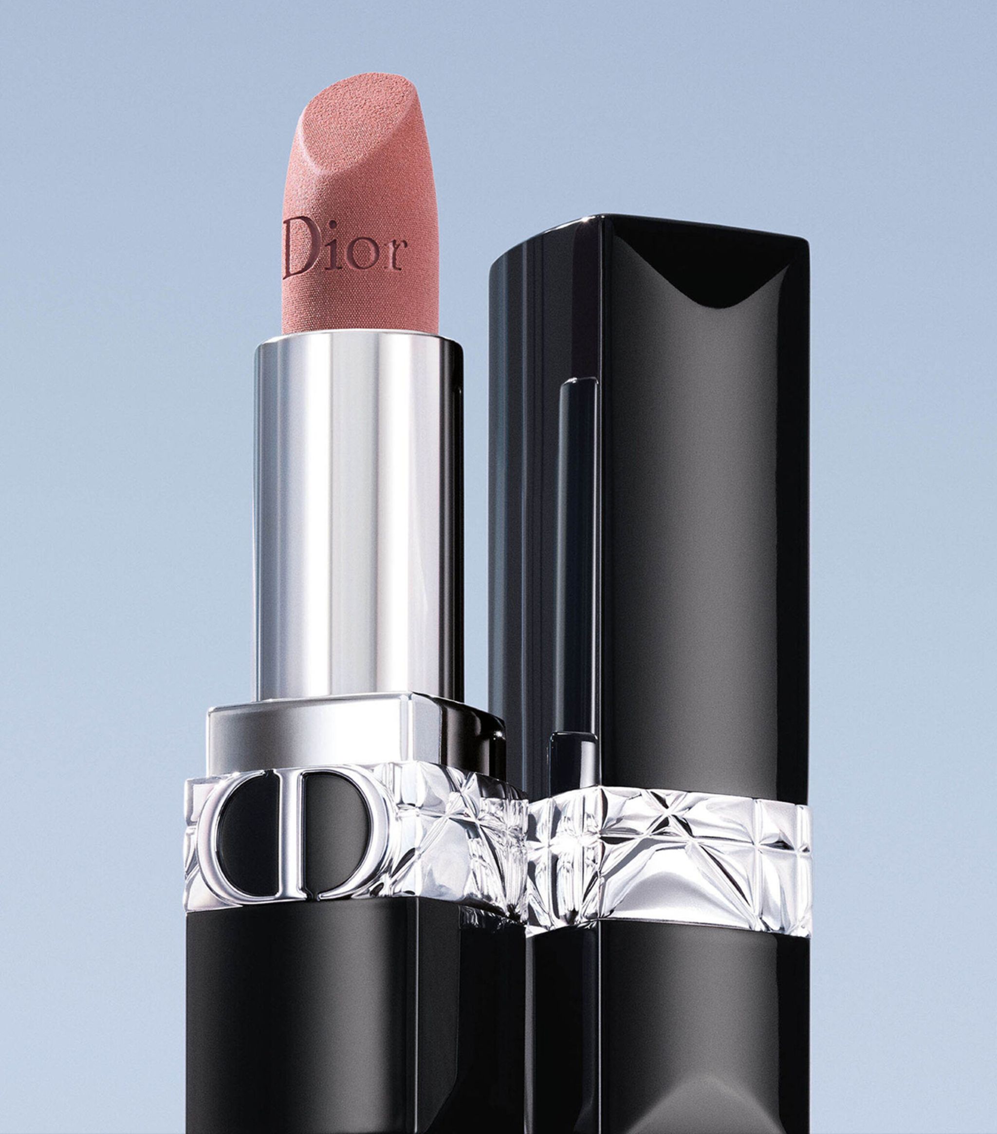 Dior Rouge Dior Floral Lip Care Long Wear #100 Nude Look,rouge dior forever liquid สีไหนสวย,ลิป dior rouge รีวิว,Dior Rouge Lipstick 100