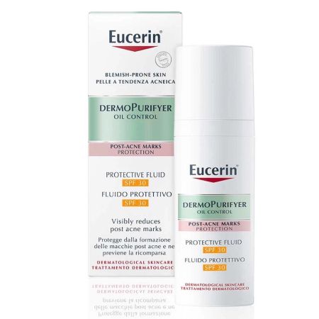 Eucerin,Eucerin DermoPure Oil Control Protective Fluid SPF30+ 50ml,Eucerin กันแดด,Eucerin กันแดด ราคา