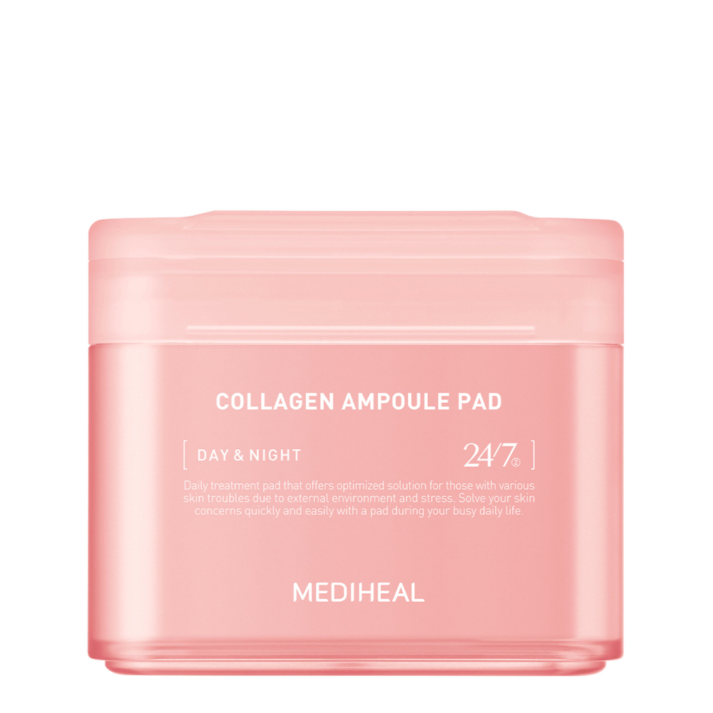Mediheal Collagen Ampoule Pad 170 ml,โทนเนอร์แพด,Mediheal ,Mediheal Collagen Ampoule Pad ราคา , Mediheal Collagen Ampoule Pad 170 ml รีวิว ,  Mediheal Collagen ,Collagen