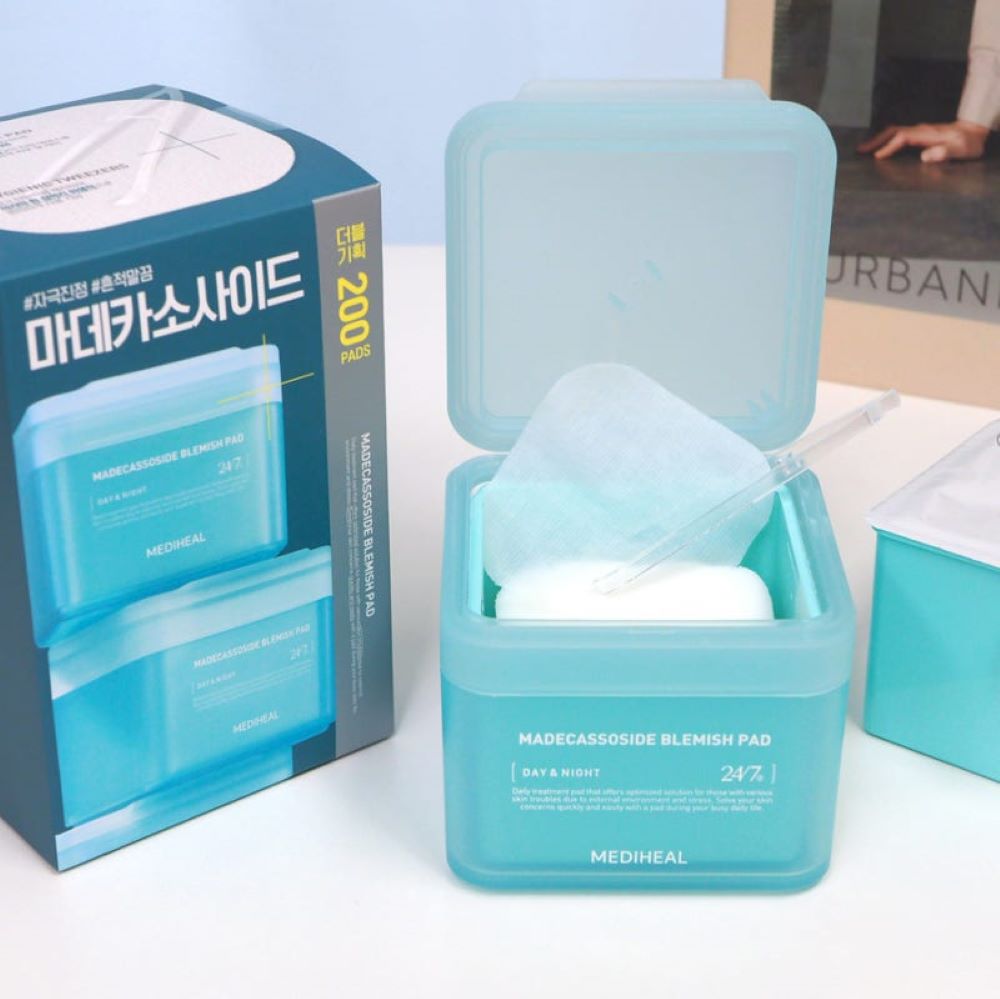 Mediheal Madecassoside Blemish Pad 170 ml,Mediheal Madecassoside Blemish Pad ราคา , Mediheal Madecassoside Blemish Pad รีวิว, โทนเนอร์แพด,Mediheal