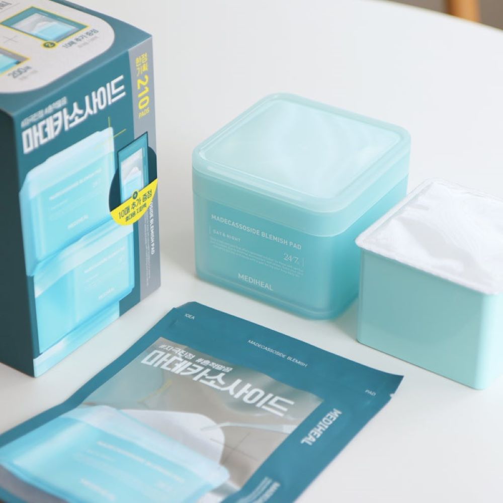 Mediheal Madecassoside Blemish Pad 170 ml,Mediheal Madecassoside Blemish Pad ราคา , Mediheal Madecassoside Blemish Pad รีวิว, โทนเนอร์แพด,Mediheal