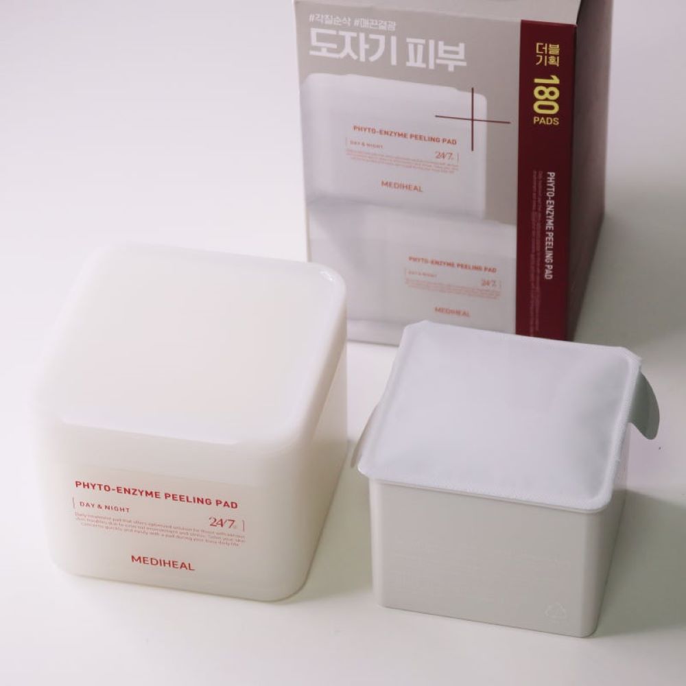 MEDIHEAL PHYTO-ENZYME PEELING PAD 170ML, MEDIHEAL PHYTO-ENZYME PEELING PAD, MEDIHEAL , MEDIHEALราคา , MEDIHEAL รีวิว
