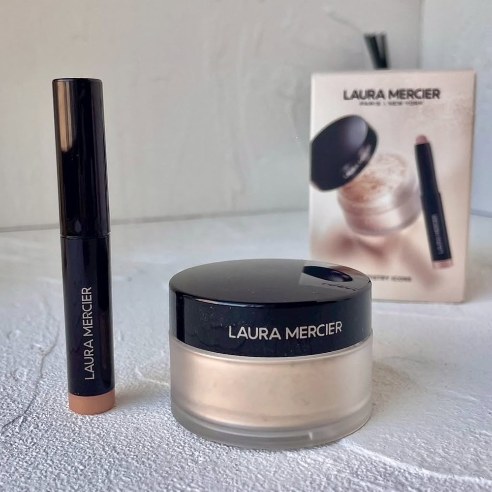 Laura Mercier Mini Artistry Icons Loose Powder and Eyeshadow Set