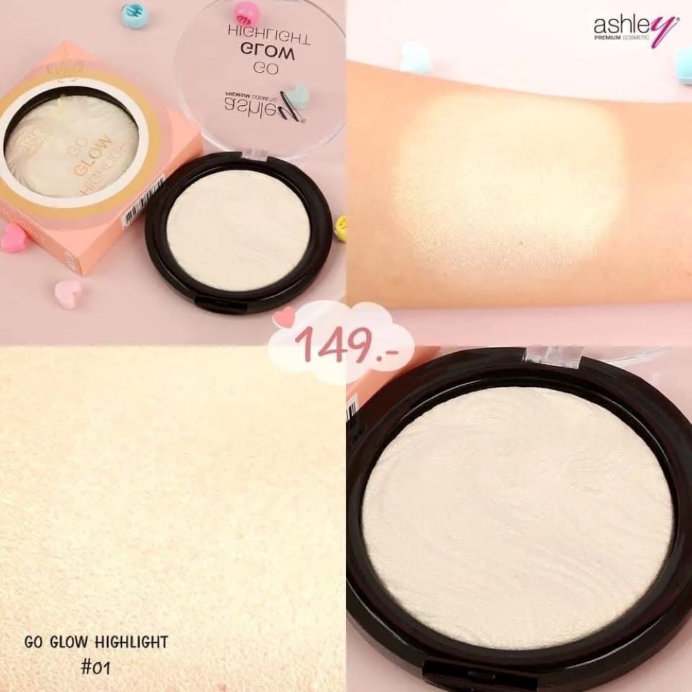 A 323 Ashley Go Glow Highlight No 01 7.5g, A 323 Ashley ,Ashley Go Glow Highlight ,Ashley, ไฮไลท์ ,A 323 Ashley Go Glow Highlight รีวิว
