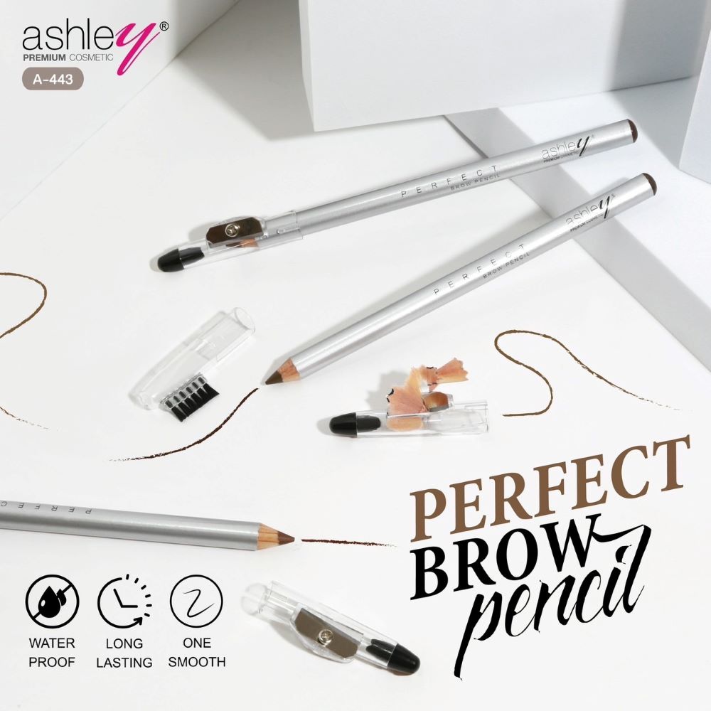 A 443 Ashley Perfect Brow Pencil 2.1g. 01 Brown, A 4 43 Ashley Perfect Brow Pencil , A 443 Ashley Perfect Brow Pencil ราคา ,A 443 Ashley Perfect Brow Pencil รีวิว