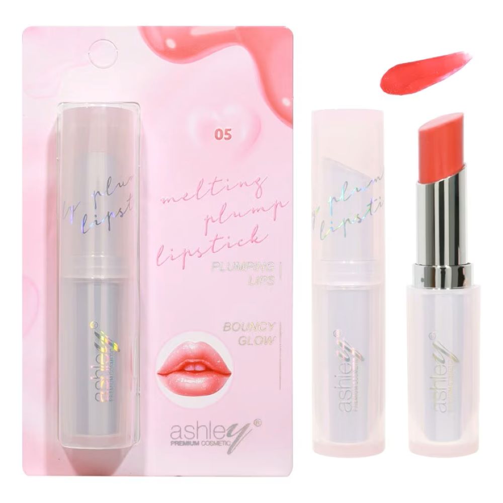 A 445 Ashley Melting Plump Lipstick 3.1g #05 First Love  , A 445 Ashley Melting Plump Lipstick ราคา , A 445 Ashley Melting Plump Lipstick รีวิว 