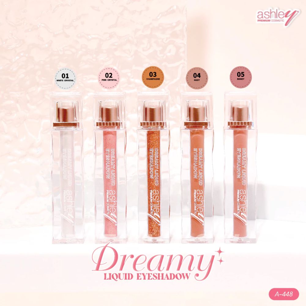 A 448 Ashley Dreamy Liquid Eyeshadow No.01 #White 3.8g, A 448 Ashley Dreamy Liquid Eyeshadow , A 448 Ashley Dreamy Liquid Eyeshadow  ราคา , A 448 Ashley Dreamy Liquid Eyeshadow รีวิว
