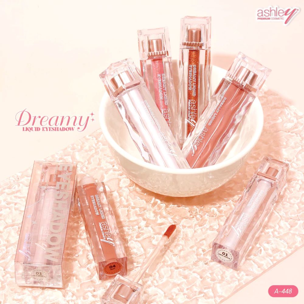 A 448 Ashley Dreamy Liquid Eyeshadow No.01 #White 3.8g, A 448 Ashley Dreamy Liquid Eyeshadow , A 448 Ashley Dreamy Liquid Eyeshadow  ราคา , A 448 Ashley Dreamy Liquid Eyeshadow รีวิว