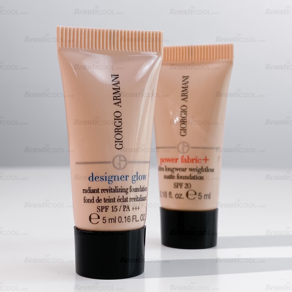 Giorgio Armani Designer Glow Radiant Revitalizing Foundation SPF 15 PA+++ #teinte1 5ml