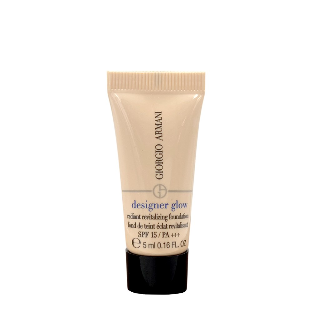 Giorgio Armani Designer Glow Radiant Revitalizing Foundation SPF 15 PA+++ #teinte1 5ml