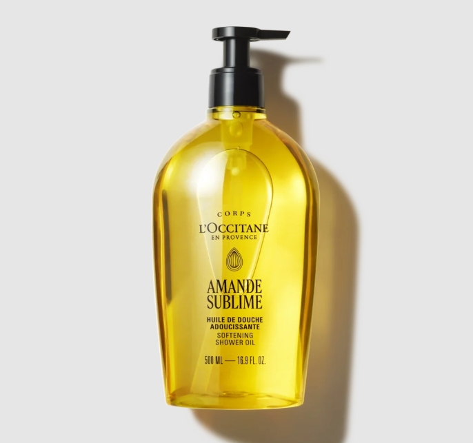 L'Occitane Amande Huile De Douche Shower Oil 500ml แพ็คเกจใหม่!!