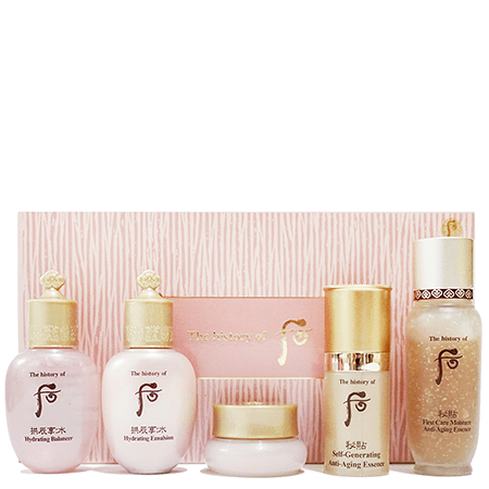 History Of Whoo Gongjinhyang Soo Special Gift Set 5 pcs เซ็ตบำรุงผิวสำหรับผิวแห้งโดยเฉพาะ ฟื้นฟูผิวจากความแห้งกร้าน ให้ผิวชุ่มชื้นอย่างเต็มเปี่ยม