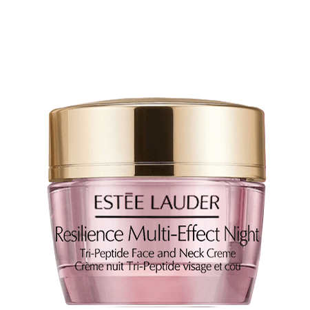 Estee Lauder Resilience Multi-Effect Night Tri-Peptide Face and Neck Creme 15ml ครีมผิวแลดูเปล่งปลั่ง เส้นริ้วและร่องลึกที่เคยมีแลดูจางลง