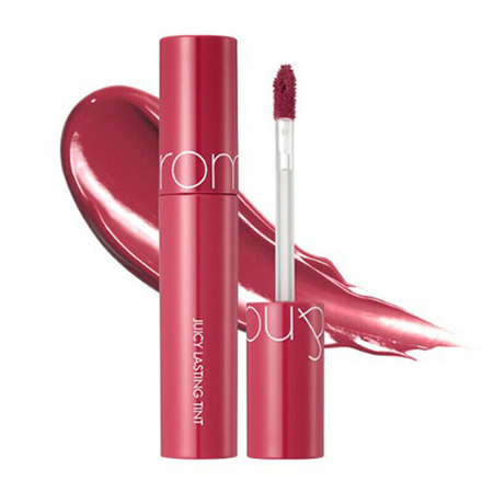 rom&nd Juicy Lasting Tint 5.5 g. #06 ทินท์เนื้อชุ่มฉ่ำ ให้ความฉ่ำวาวสุดๆ เนื้อทินท์ทาง่าย และเนียนเรียบ เกลี่ยง่าย ให้สีสันสดใสและสม่ำเสมอ