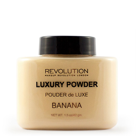 Makeup Revolution Powder - Luxury Banana 42g แป้งเนื้อนุ่มนวลบางเบา เบลอรูขุมขนและริ้วรอยต่างๆ อย่างเป็นธรรมชาติ