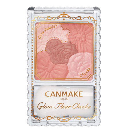 Canmake Glow Fleur Cheeks #11 บลัชออนเนื้อฝุ่นโปร่งแสง นรมิตความสดใสราวดอกไม้ผลิบานบนพวงแก้ม มาในตลับแสนน่ารัก