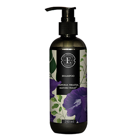 The Oriental Essence Clitoria Ternatea Shampoo 250ml แชมพูอัญชัน สูตรเข้มข้นเพื่อผมดกดำ เงางาม เส้นผมแข็งแรงดูสุขภาพดี แบบธรรมชาติ สำหรับผู้ต้องการให้ผมดกดำ เงางามเป็นพิเศษ