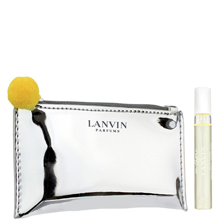LANVIN A Girl In Capri With Pouch 7.5ml น้ำหอมแห่งความสดใสของหญิงสาว กลิ่นหอมที่มีชีวิตชีวา มาพร้อมกระเป๋าถือใบเล็กพู่สีเหลืองน่ารัก สดใส