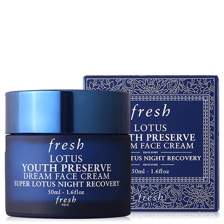 Fresh Lotus Youth Preserve Dream Face Cream 50ml ครีมบำรุงผิวสูตรกลางคืน ผสานคุณค่าจาก Super Lotus ให้ผิวกลับมาสุขภาพดีพร้อมลดเลือนริ้วรอย ผิวอ่อนเยาว์