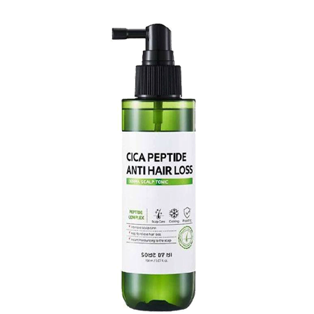 SOME BY MI Cica Peptide Anti Hair Loss Derma Scalp Tonic 150ml สเปรย์บำรุงผมและหนังศรีษะ ช่วยดูแลปัญหาผมขาดหลุดร่วง เติมเต็มความชุ่มชื้นและควบคุมความมัน ให้เส้นผมและหนังศีรษะรู้สึกเย็นสดชื่น