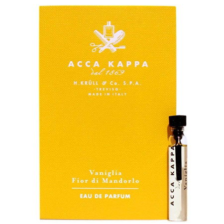 ACCA KAPPA Vaniglia Fior Di Mandorlo Eau De Parfum 2ml น้ำหอมผู้หญิง แนวกลิ่น Floral - Oriental - Vanilla เปิดด้วยกลิ่นหอมอันสดชื่นและหรูหราจากเบอร์กามอตอิตาลี